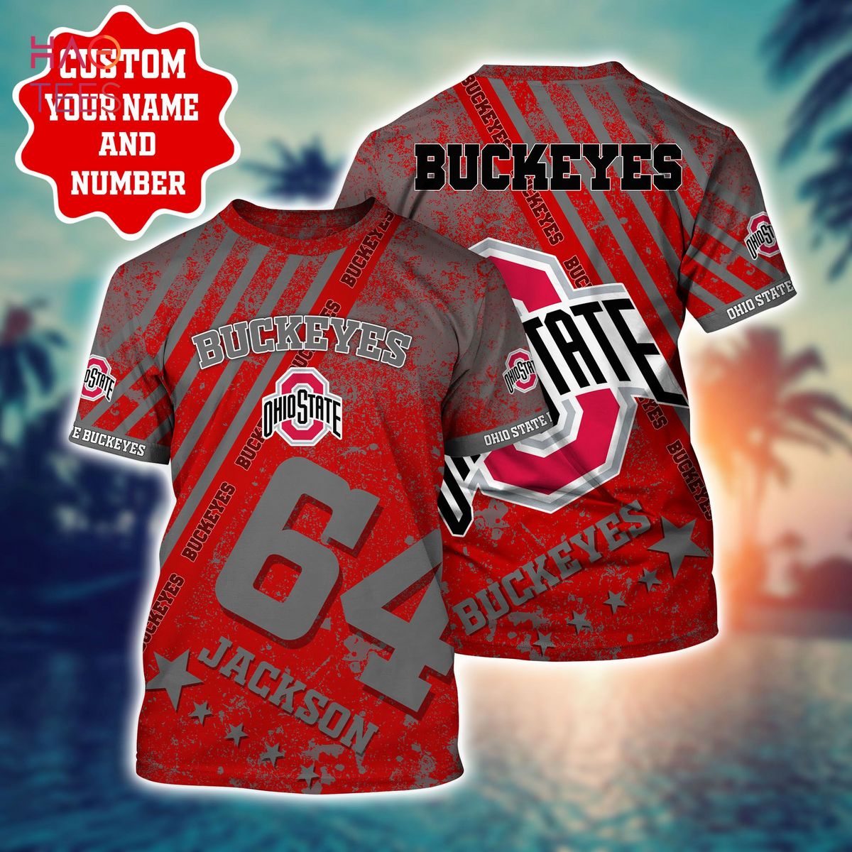 Personalized Ohio State Buckeyes Hawaiian Shirt - Trending this Summer