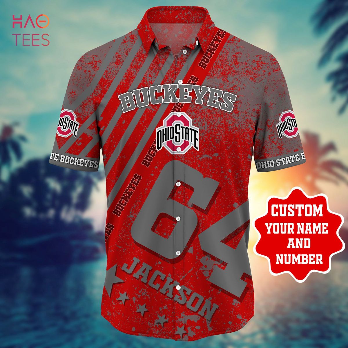 Personalized Ohio State Buckeyes Hawaiian Shirt - Trending this Summer