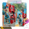 Personalized Ohio State Buckeyes Mickey Aloha Hawaiian Shirt with Beach Shorts