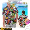 Personalized Parrot Floral Clemson Tigers Hawaiian Shirt and Shorts