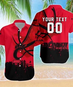 Personalized Red Cincinnati Bearcats NCAA Hawaiian Shirt for Fans