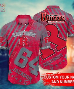 Personalized Rutgers Scarlet Knights Hawaiian Shirt - Trending this Summer