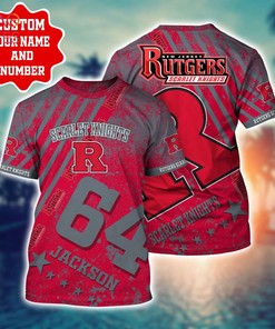 Personalized Rutgers Scarlet Knights Hawaiian Shirt - Trending this Summer