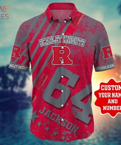 Personalized Rutgers Scarlet Knights Hawaiian Shirt - Trending this Summer