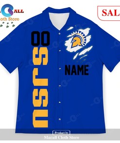Personalized San Jose State Spartans Sports American Football Helmet Hawaii Shirt