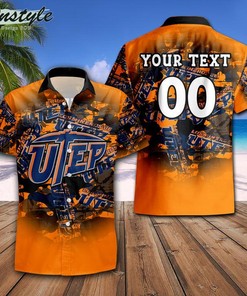 Personalized UTEP Miners Vintage Camo NCAA Hawaii Shirt
