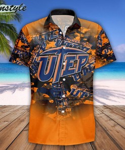 Personalized UTEP Miners Vintage Camo NCAA Hawaii Shirt