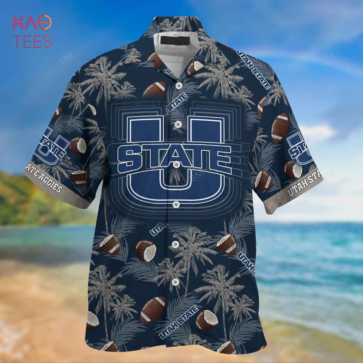 Personalized Utah State Aggies Hawaiian Shirt - Trending Design