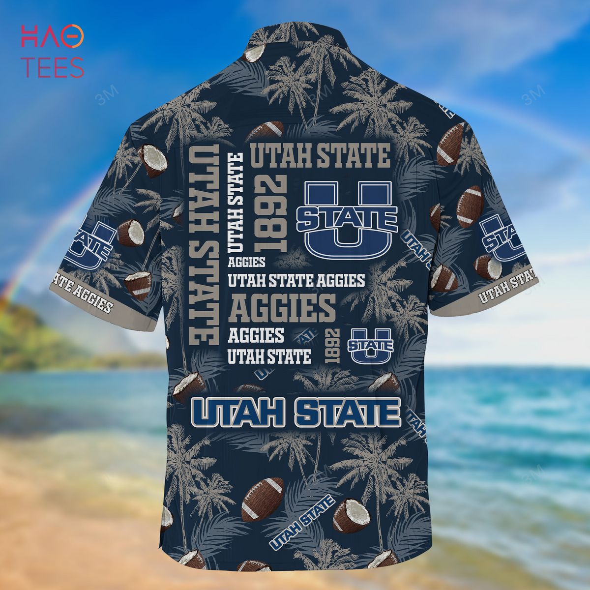 Personalized Utah State Aggies Hawaiian Shirt - Trending Design