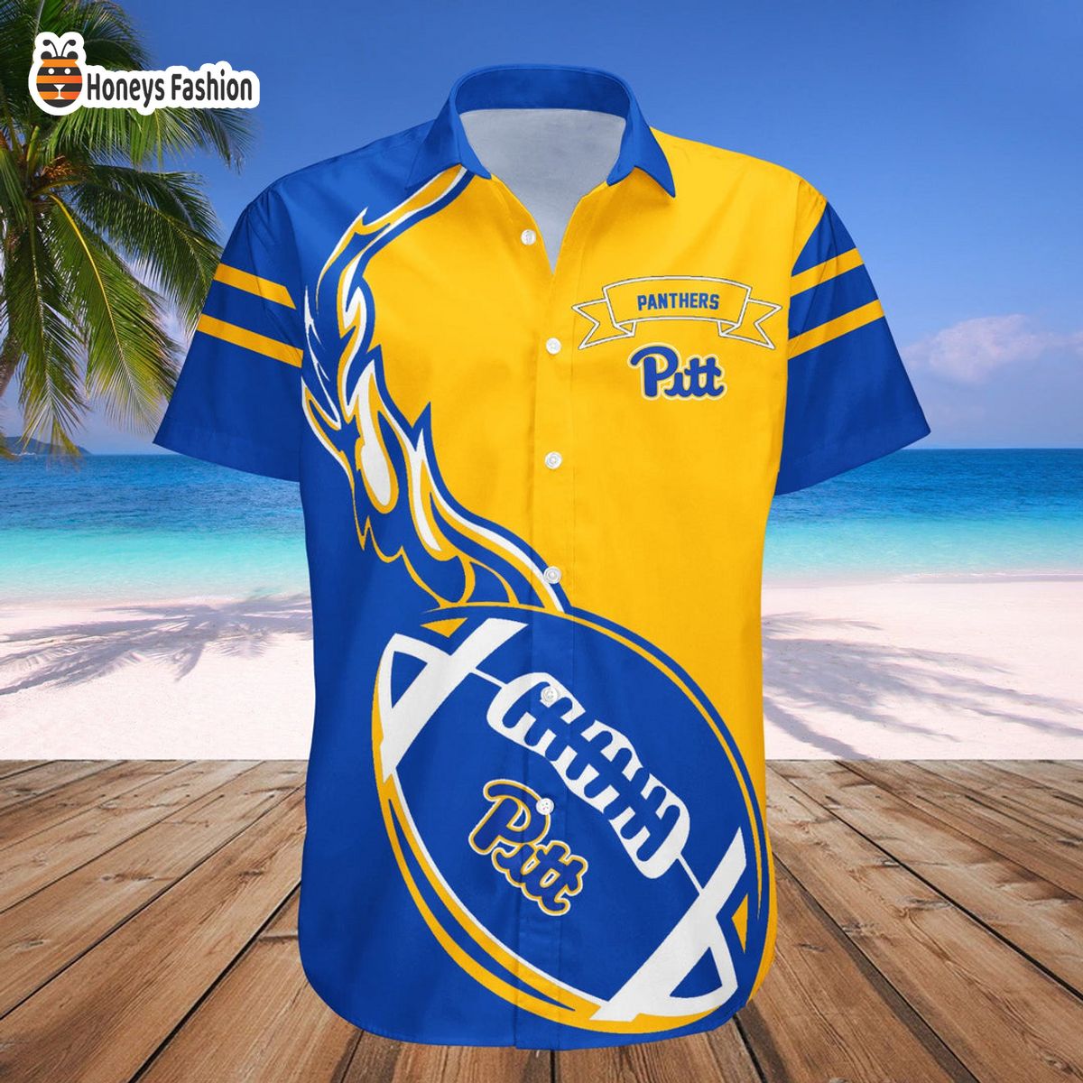 Pittsburgh Panthers Genuine NCAA Hawaiian Shirt