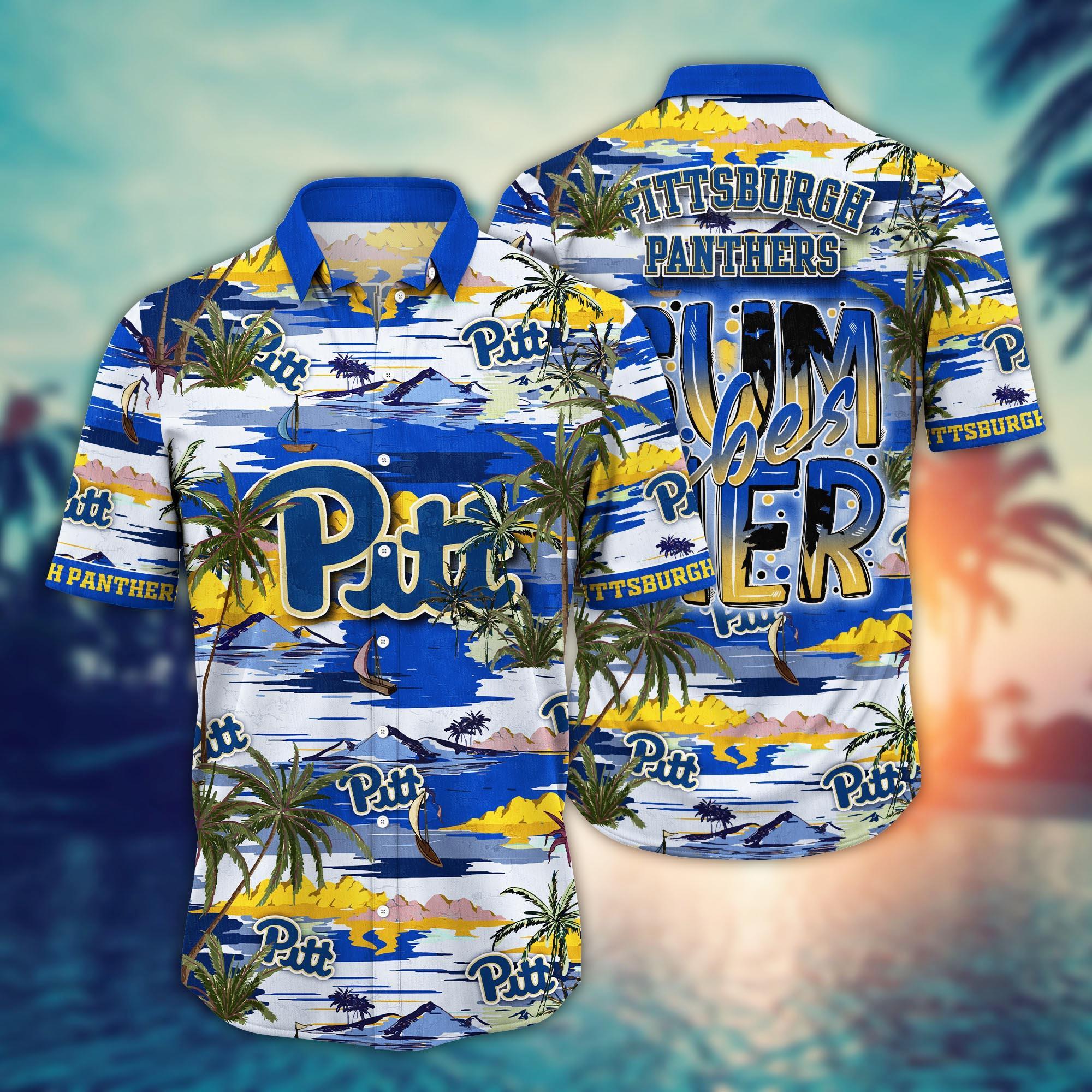 Pittsburgh Panthers NCAA Flower Hawaii Shirt For Fans Ver 10