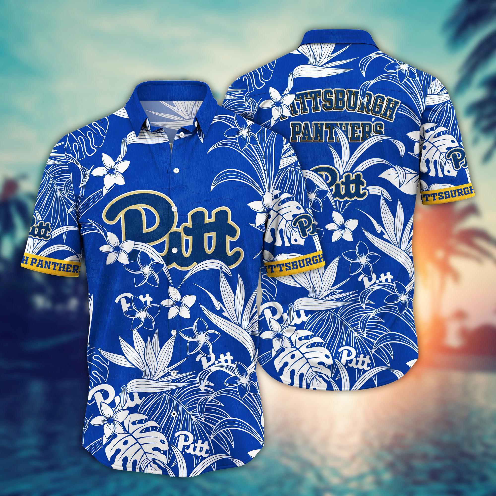 Pittsburgh Panthers NCAA Flower Hawaii Shirt For Fans Ver 15