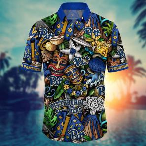 Pittsburgh Panthers NCAA Flower Hawaii Shirt For Fans Ver 16