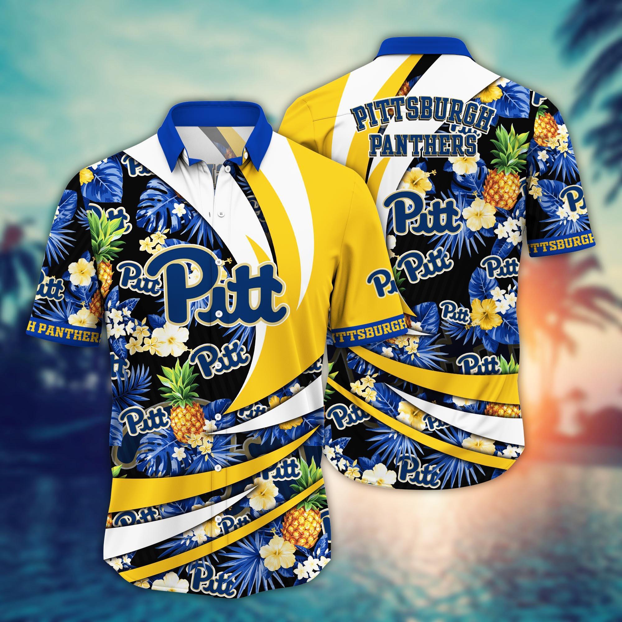 Pittsburgh Panthers NCAA Flower Hawaii Shirt For Fans Ver 17