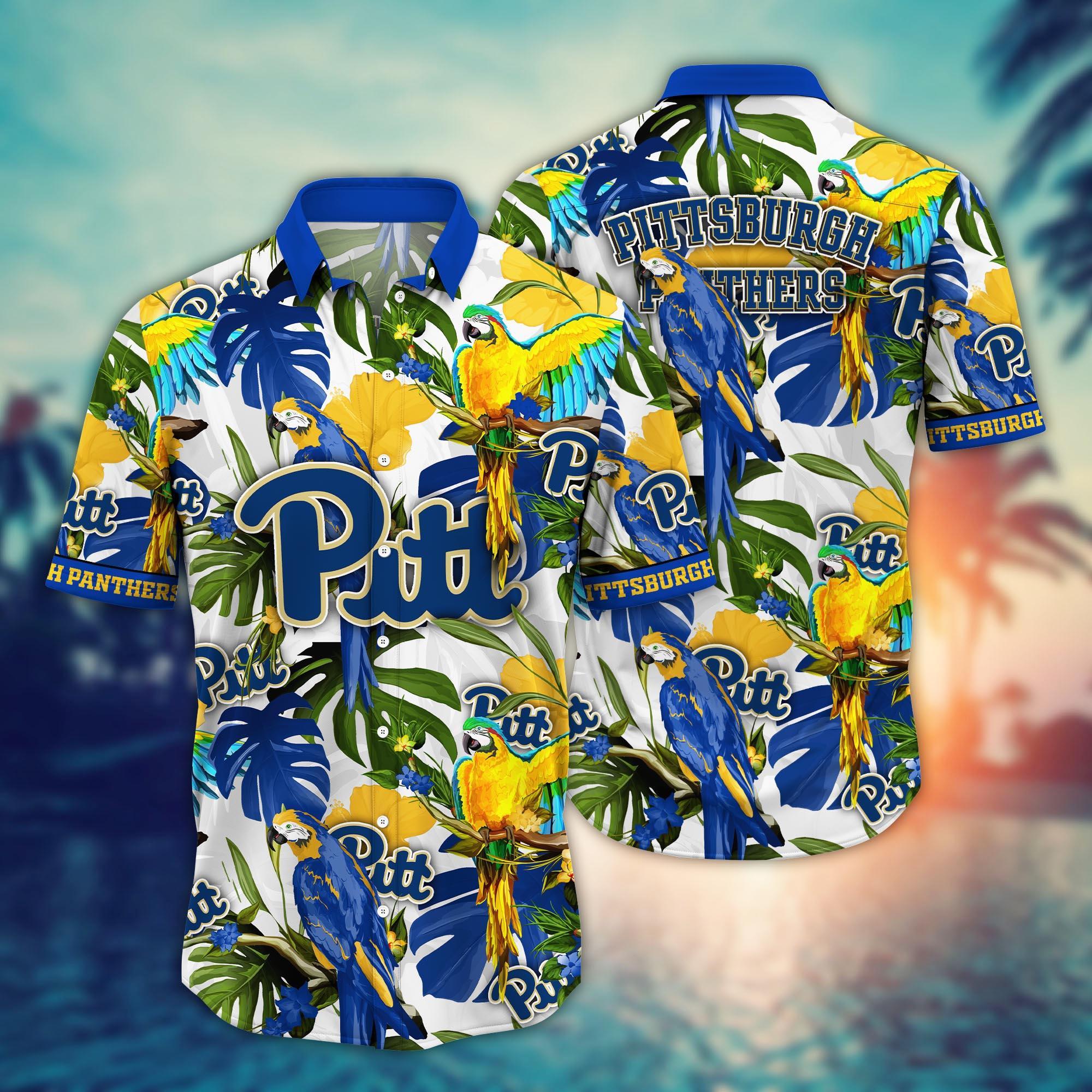 Pittsburgh Panthers NCAA Flower Hawaii Shirt For Fans Ver 2