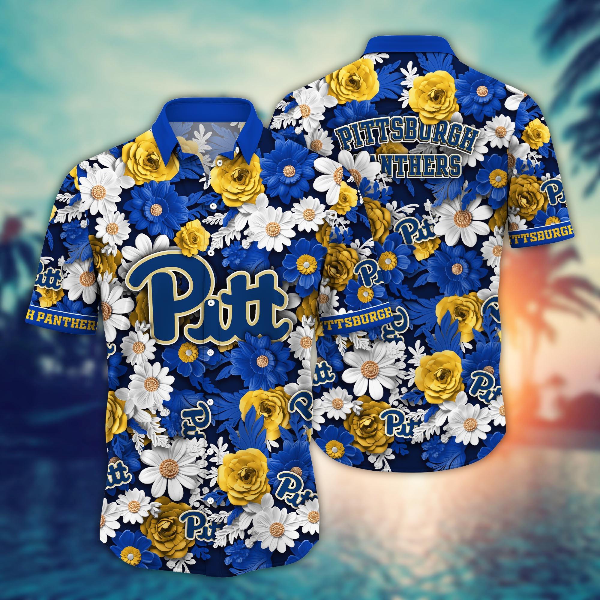 Pittsburgh Panthers NCAA Flower Hawaii Shirt For Fans Ver 22