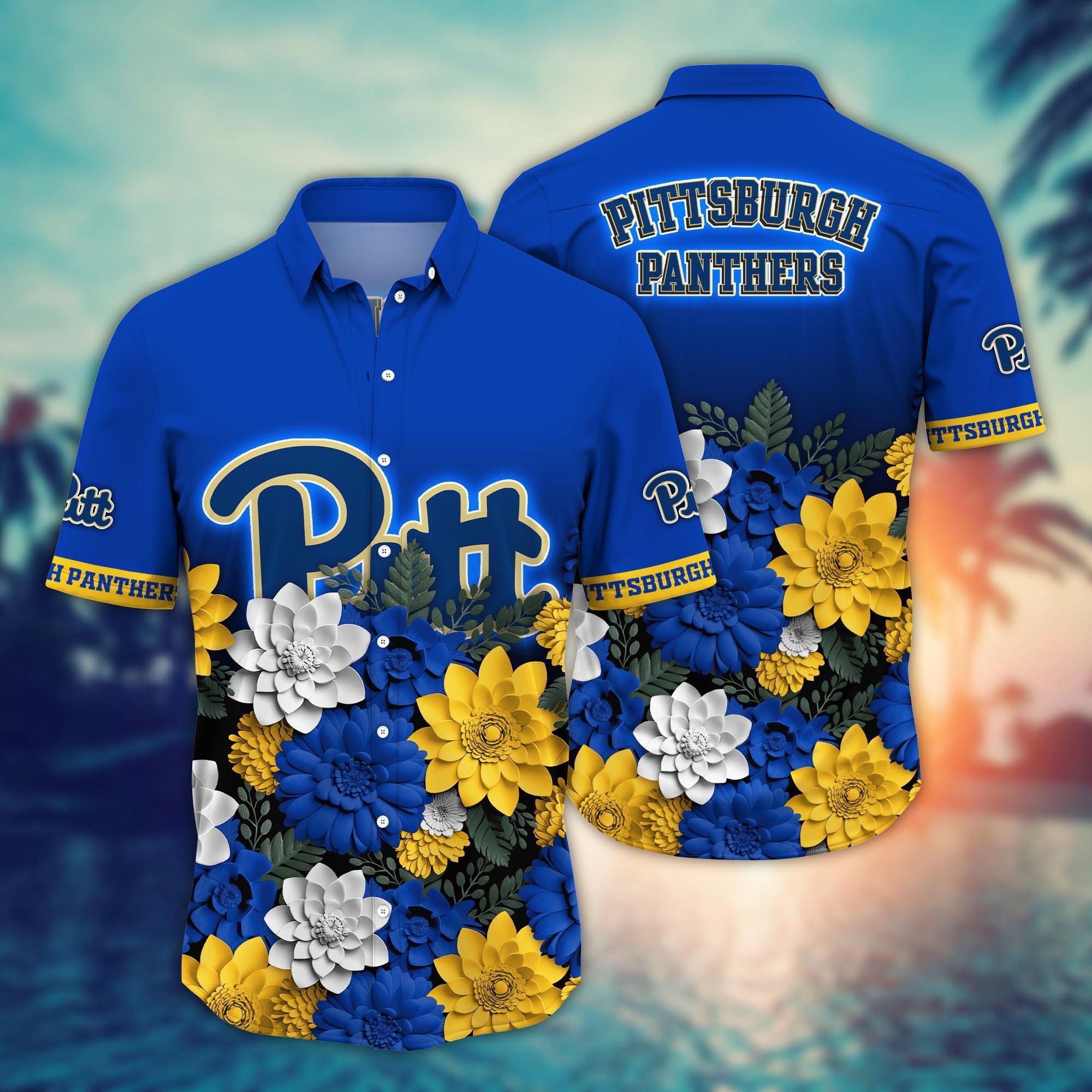 Pittsburgh Panthers NCAA Flower Hawaii Shirt For Fans Ver 26
