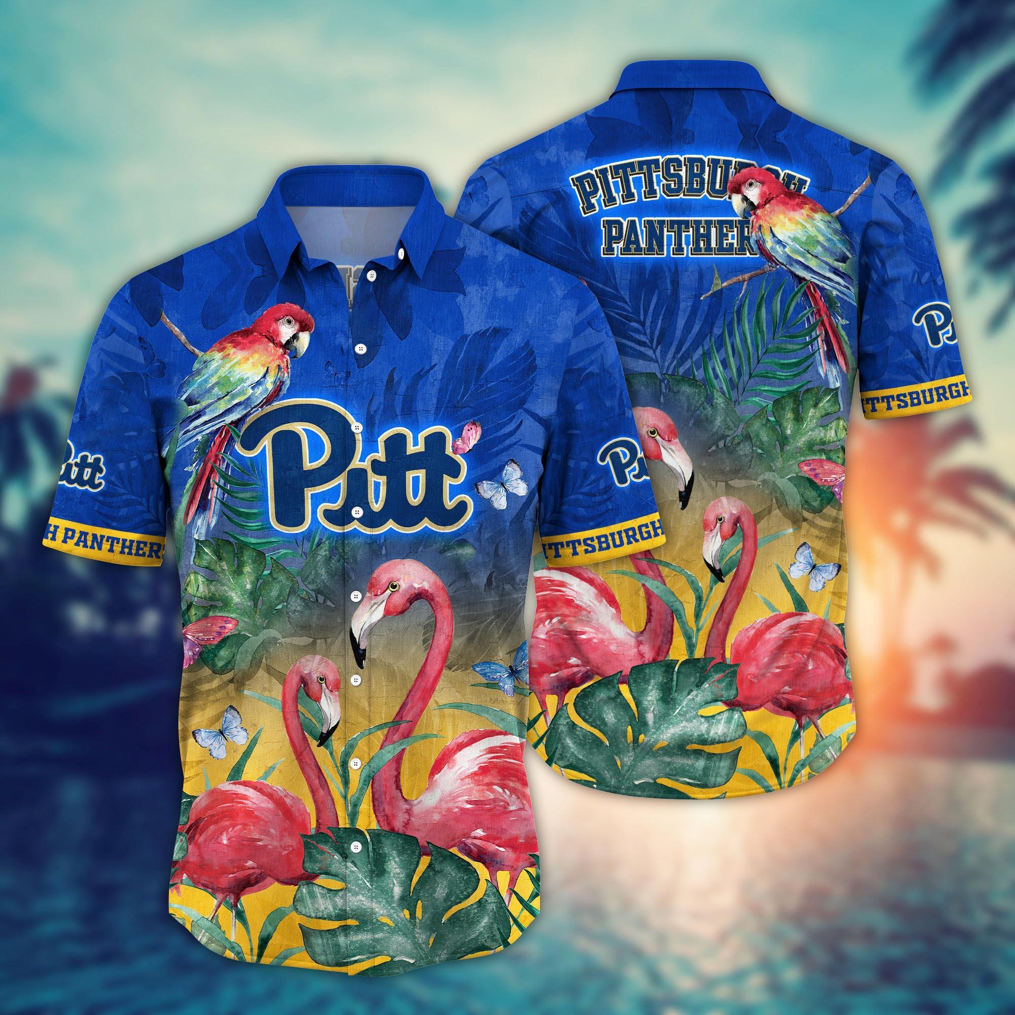 Pittsburgh Panthers NCAA Flower Hawaii Shirt For Fans Ver 27