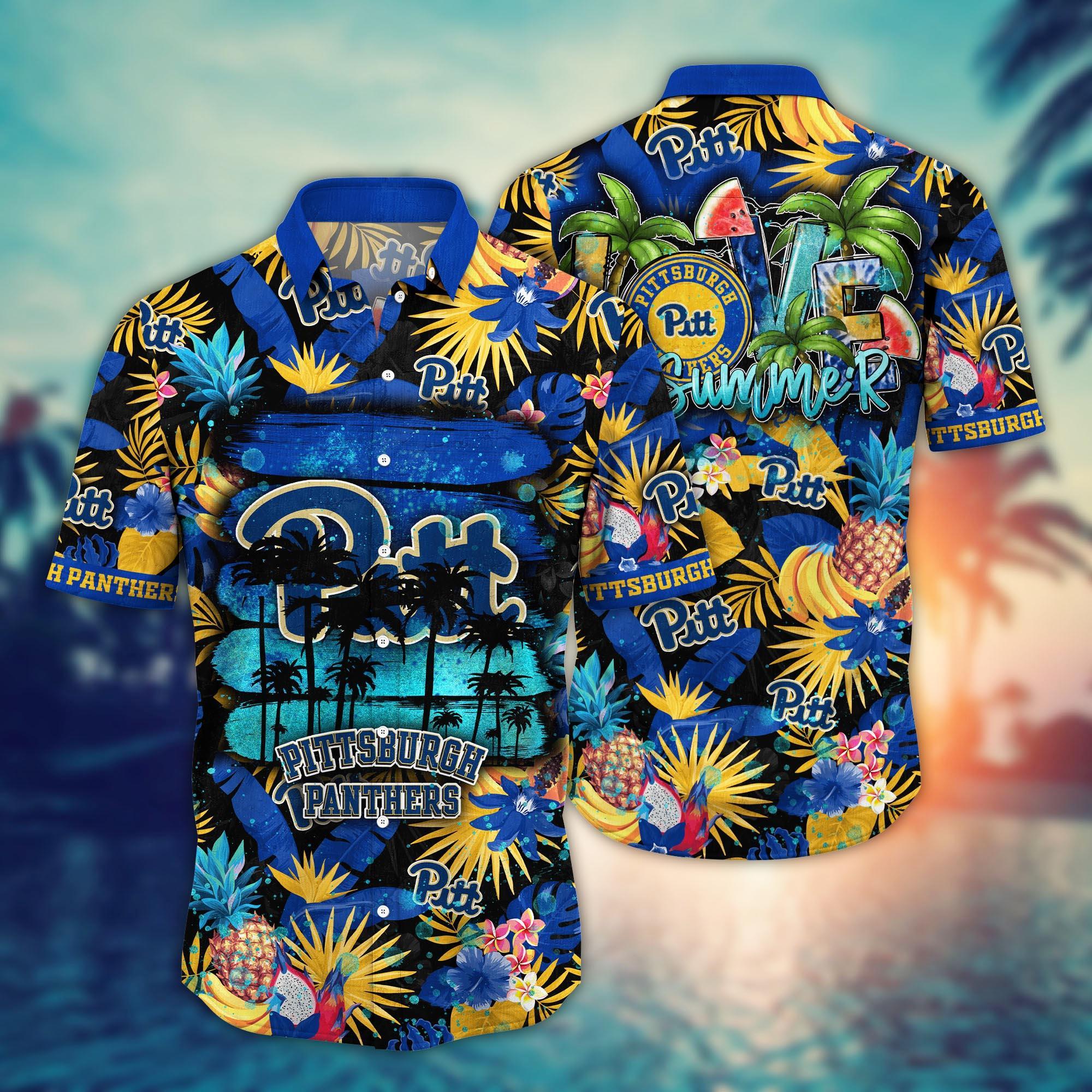 Pittsburgh Panthers NCAA Flower Hawaii Shirt For Fans Ver 32