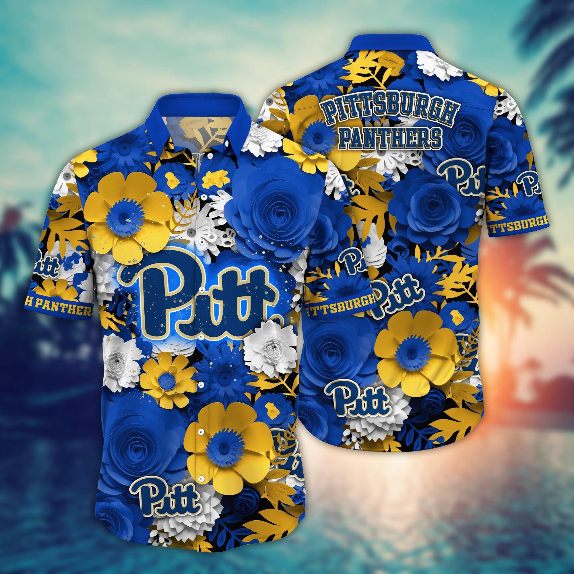 Pittsburgh Panthers NCAA Flower Hawaii Shirt For Fans Ver 35