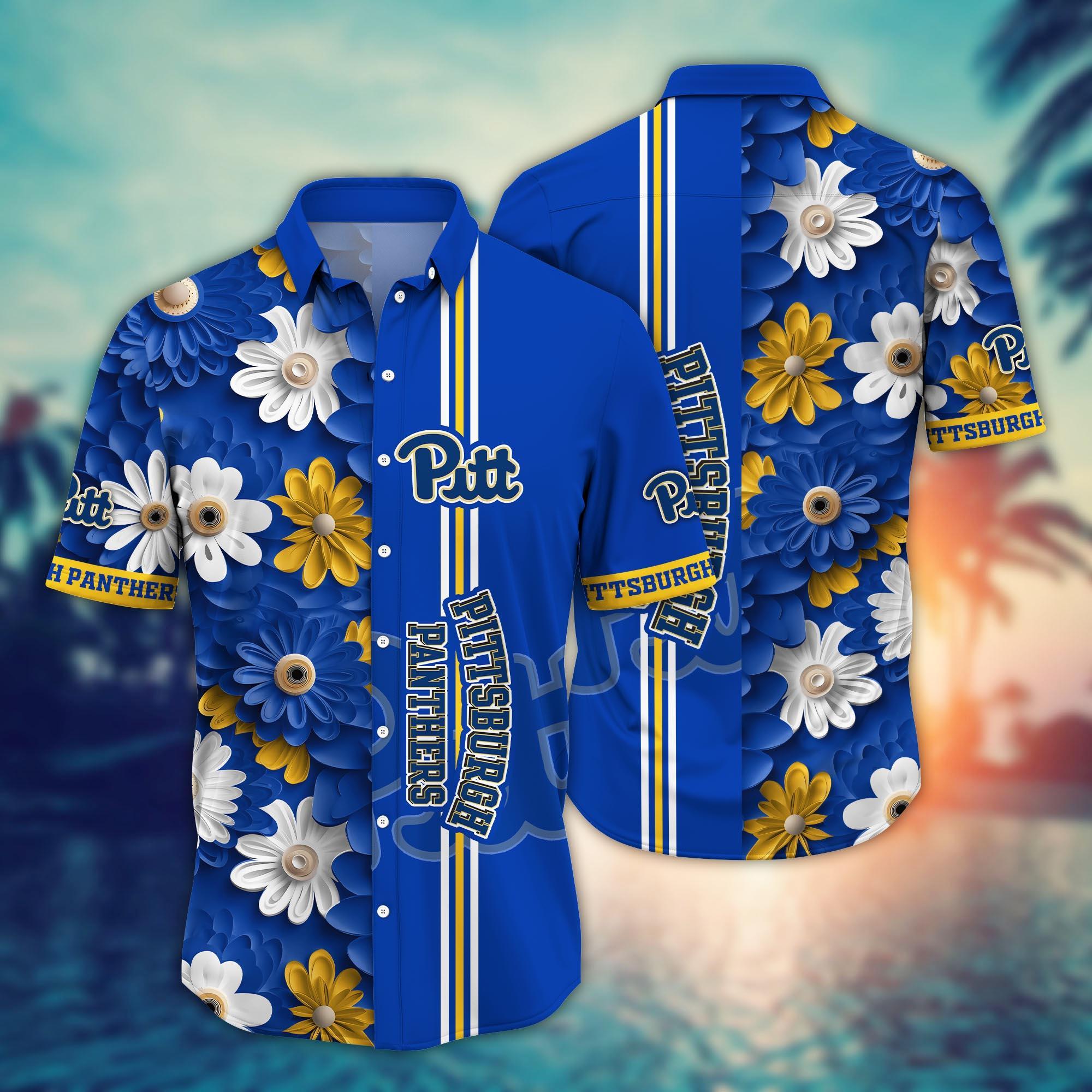 Pittsburgh Panthers NCAA Flower Hawaii Shirt For Fans Ver 6