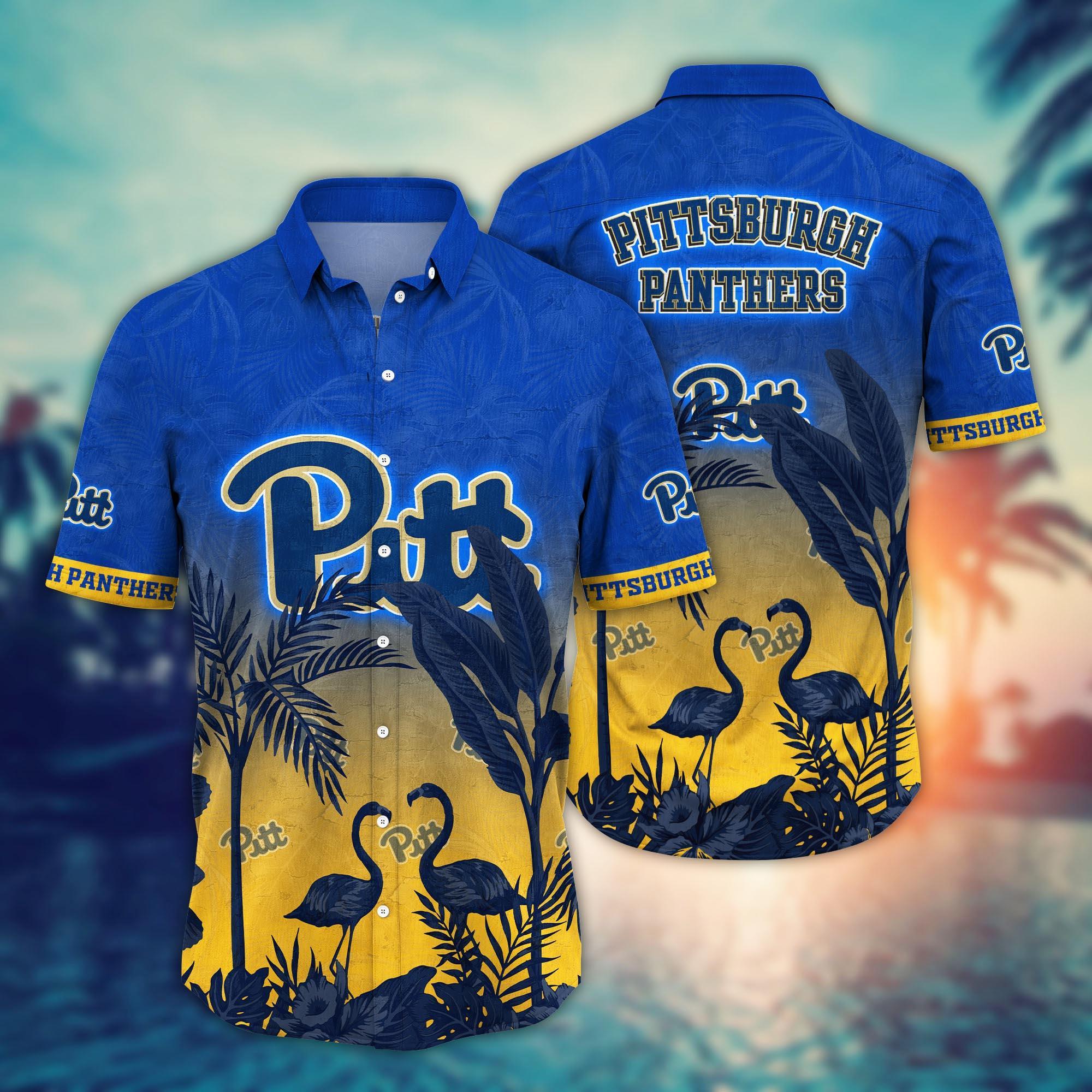 Pittsburgh Panthers NCAA Flower Hawaii Shirt For Fans Ver 9
