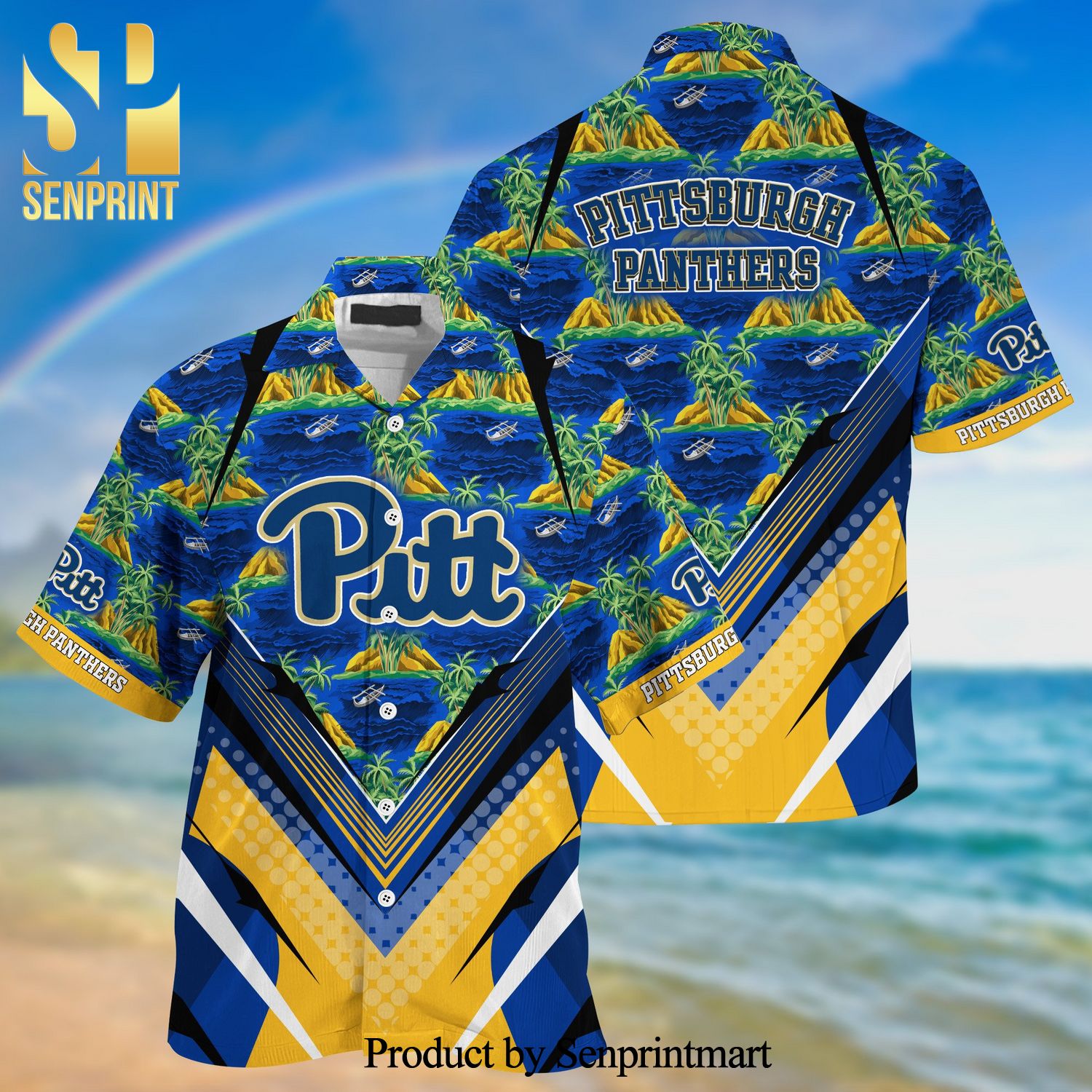 Pittsburgh Panthers Summer Hawaiian Shirt And Shorts - Perfect Outfit for Game Day or Any Day