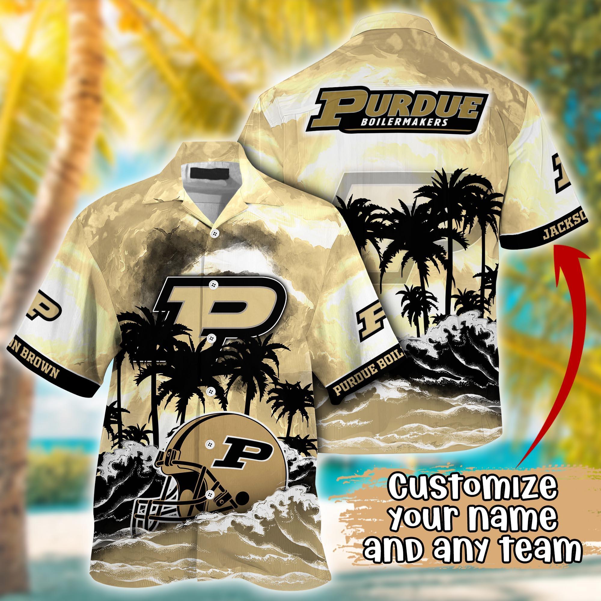 Purdue Boilermakers NCAA Best Hawaiian Shirt Ever- Customize Any Team Any League