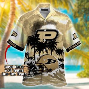 Purdue Boilermakers NCAA Best Hawaiian Shirt Ever- Customize Any Team Any League