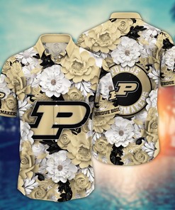 Purdue Boilermakers NCAA Flower Hawaii Shirt For Fans Ver 14