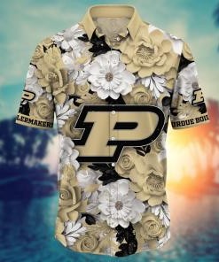 Purdue Boilermakers NCAA Flower Hawaii Shirt For Fans Ver 14