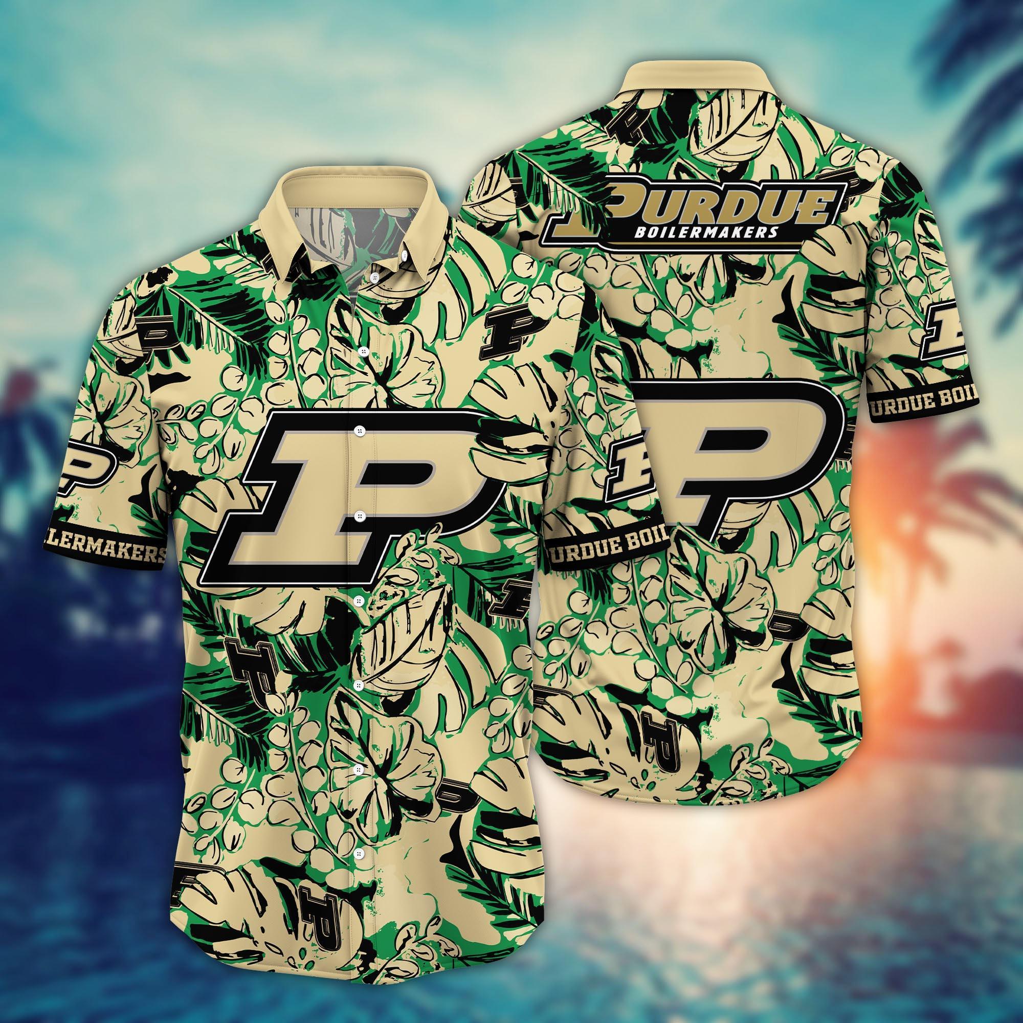 Purdue Boilermakers NCAA Flower Hawaii Shirt For Fans Ver 15