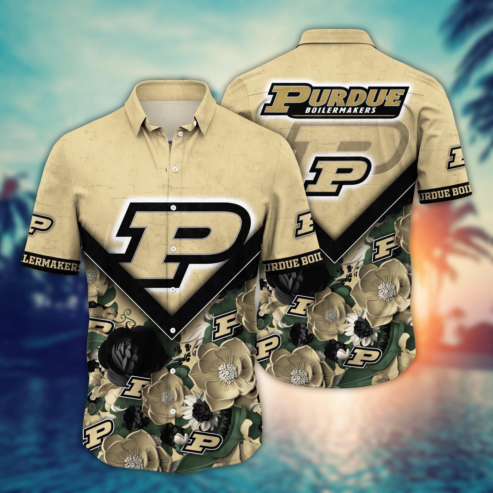 Purdue Boilermakers NCAA Flower Hawaii Shirt For Fans Ver 17
