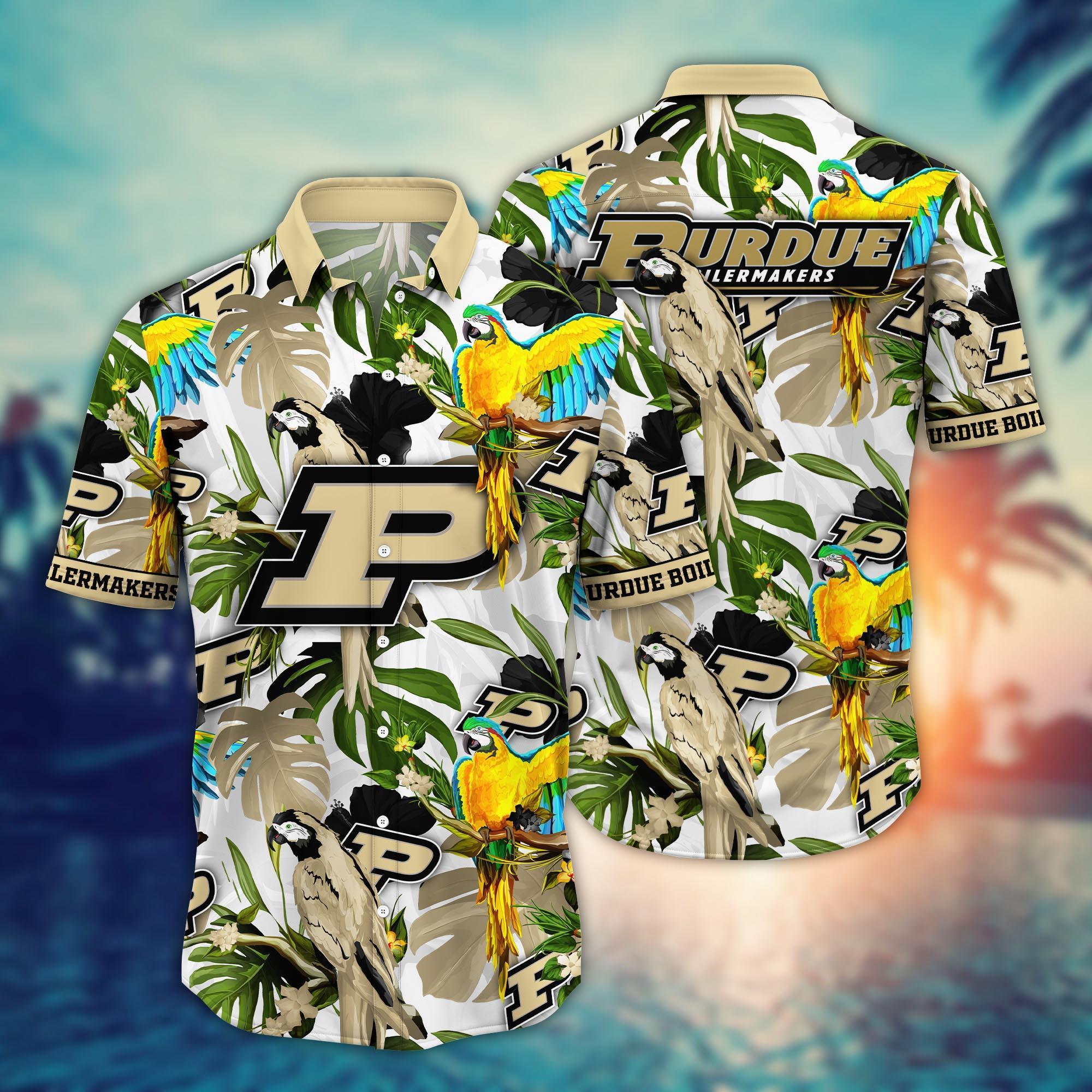 Purdue Boilermakers NCAA Flower Hawaii Shirt For Fans Ver 2