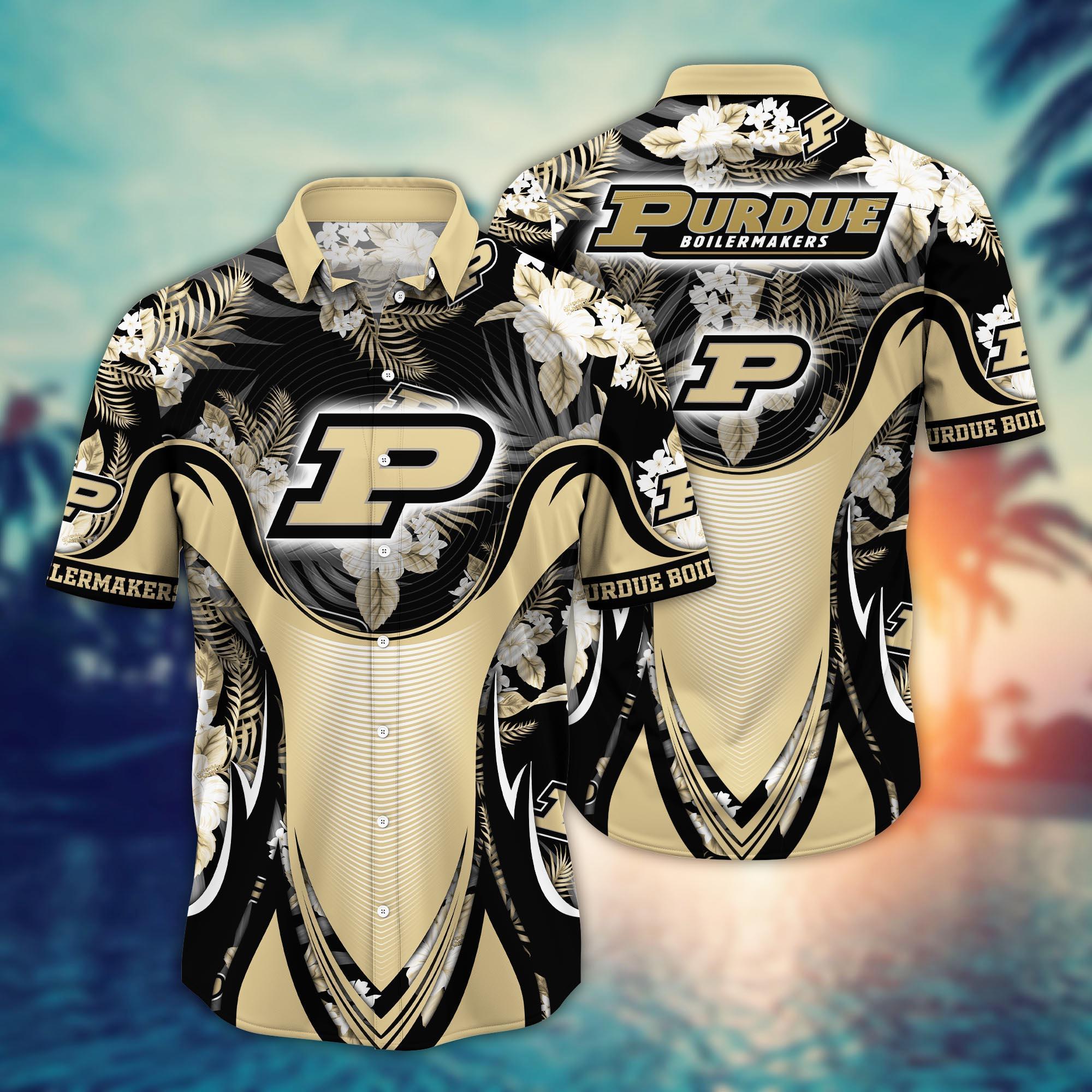 Purdue Boilermakers NCAA Flower Hawaii Shirt For Fans Ver 22