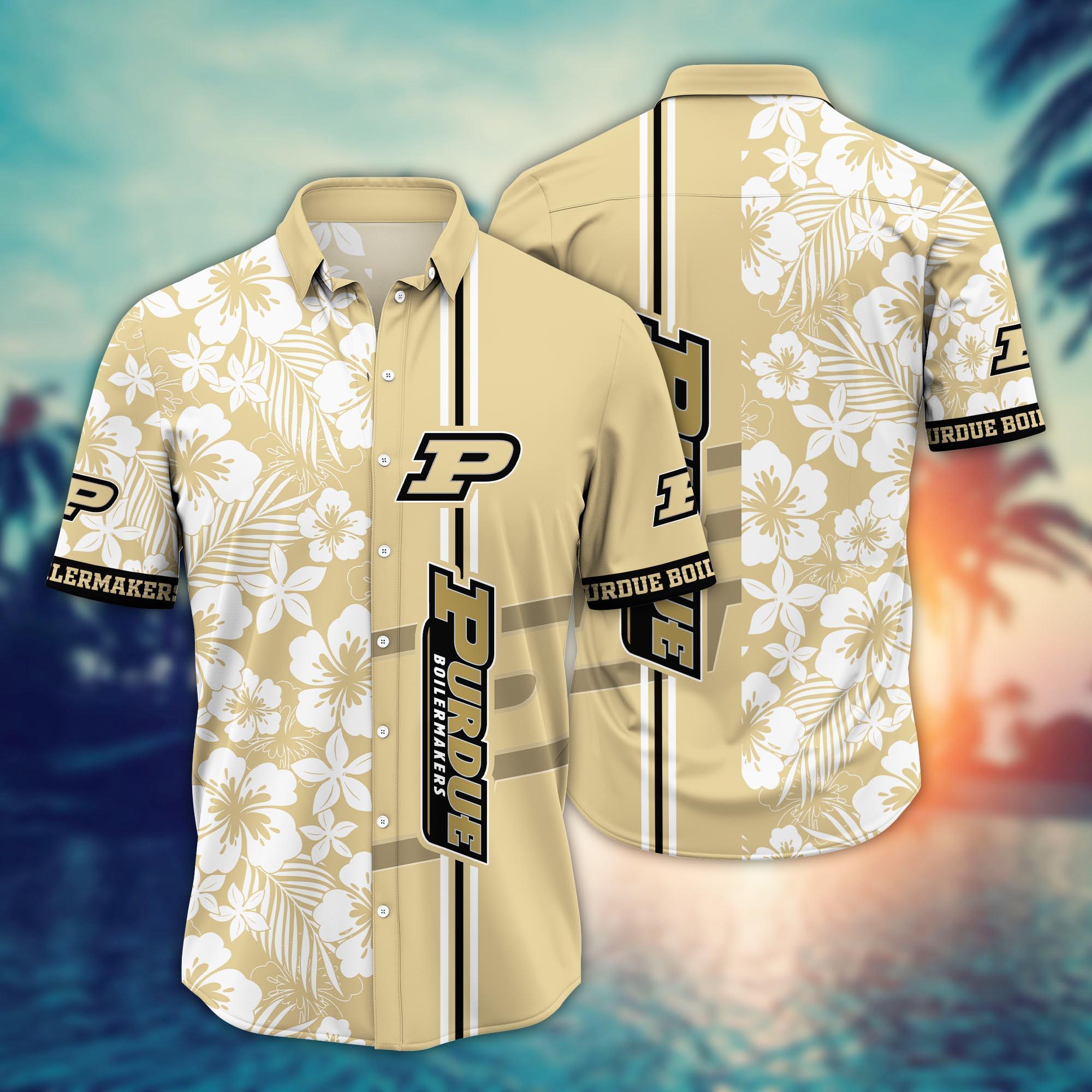 Purdue Boilermakers NCAA Flower Hawaii Shirt For Fans Ver 25