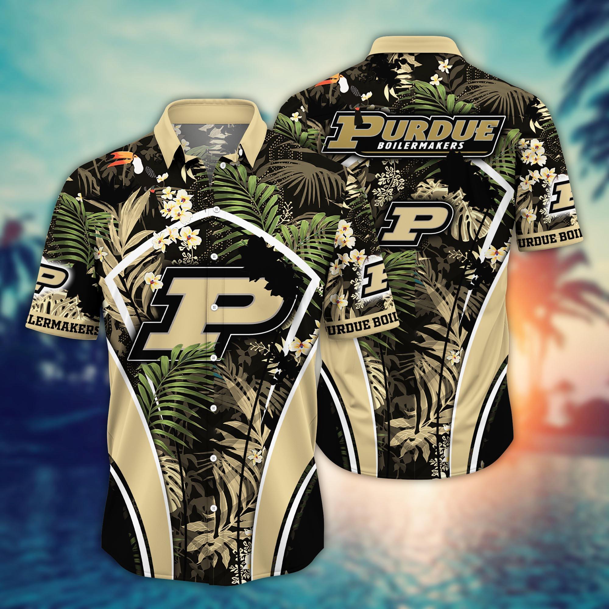 Purdue Boilermakers NCAA Flower Hawaii Shirt For Fans Ver 31