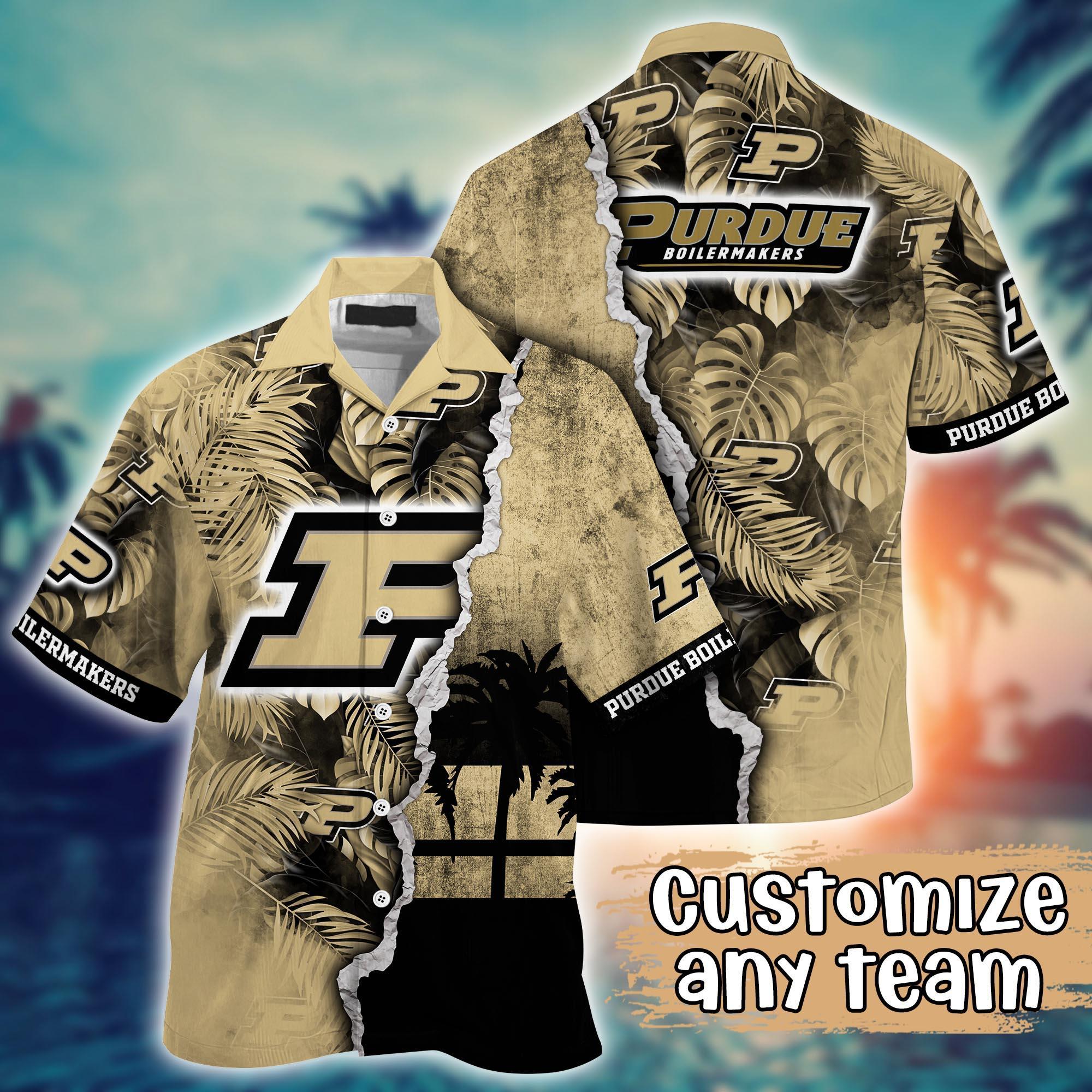 Purdue Boilermakers NCAA Flower Hawaii Shirt For Fans Ver 32
