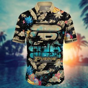 Purdue Boilermakers NCAA Flower Hawaii Shirt For Fans Ver 34