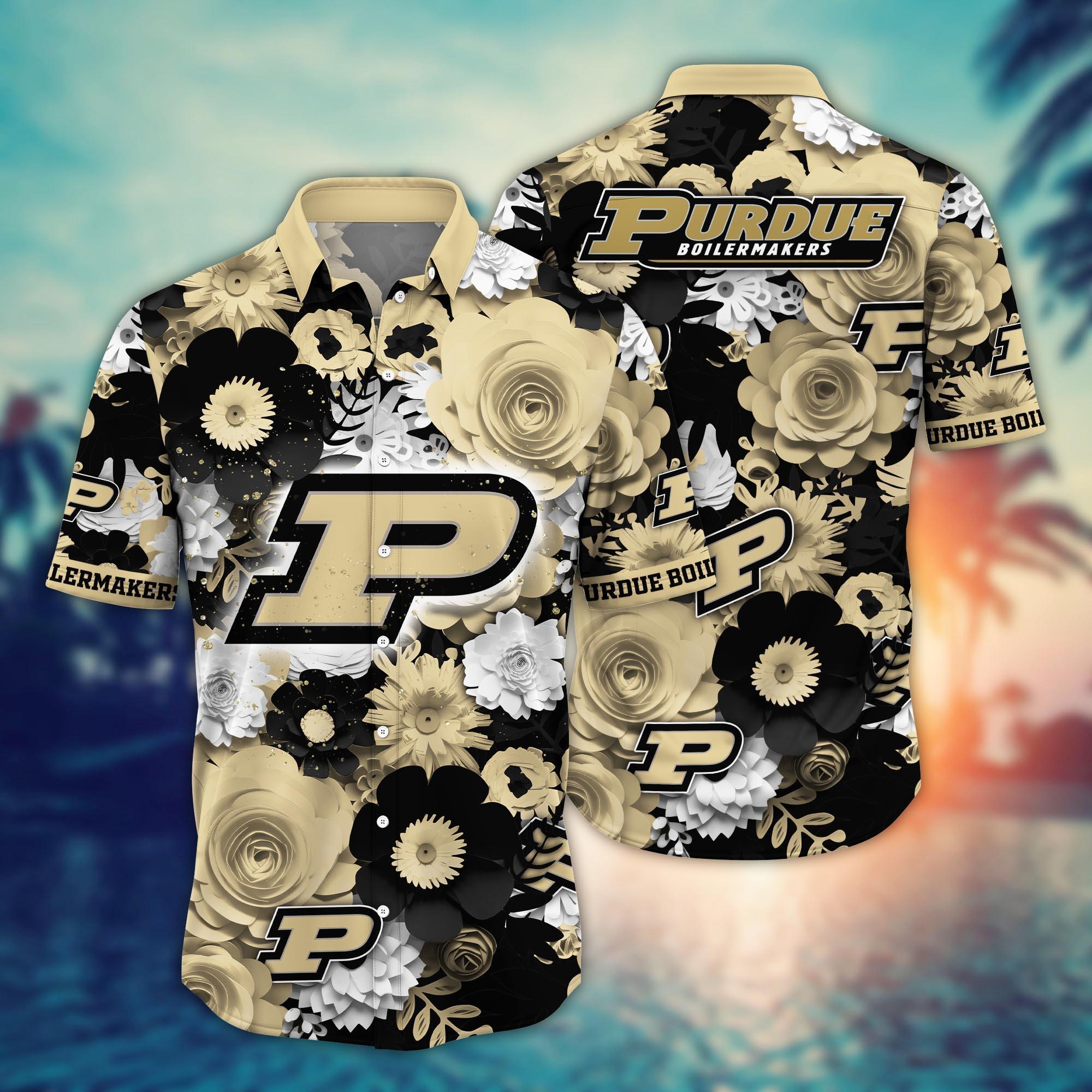 Purdue Boilermakers NCAA Flower Hawaii Shirt For Fans Ver 35