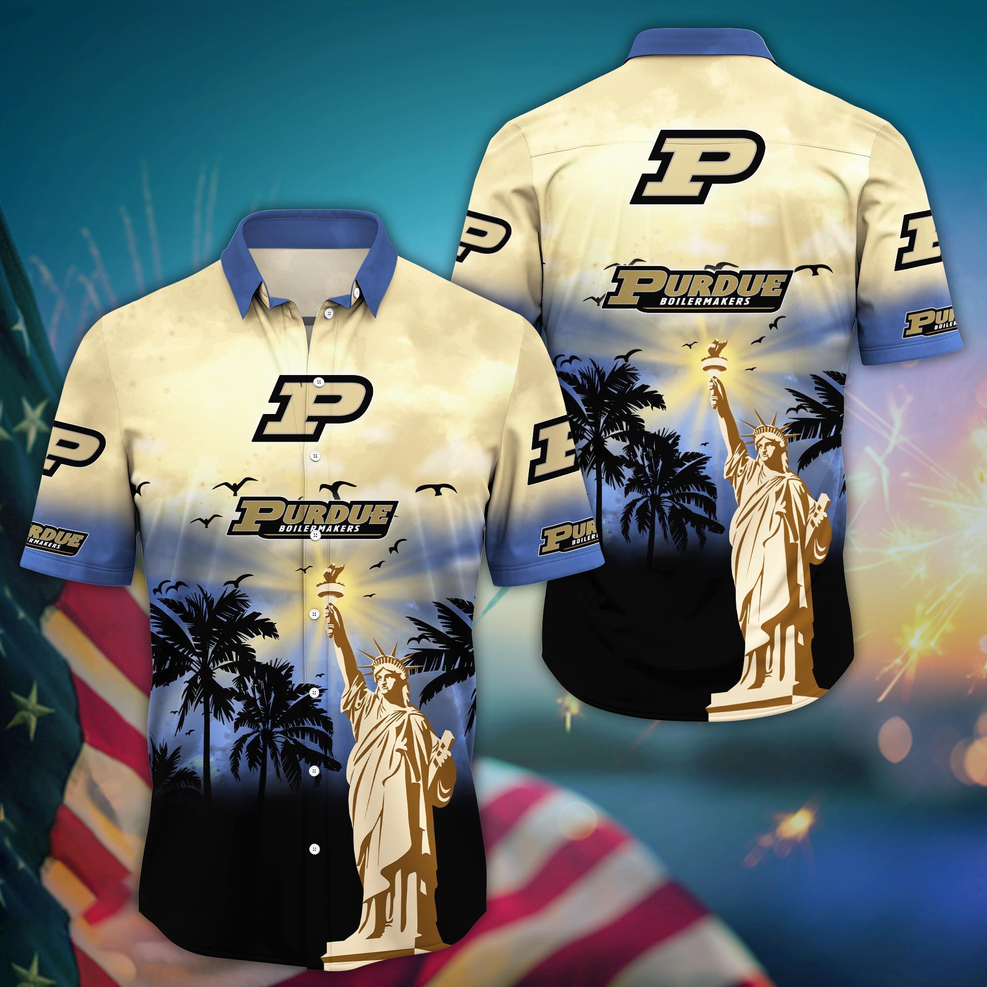 Purdue Boilermakers NCAA Flower Hawaii Shirt For Fans Ver 36