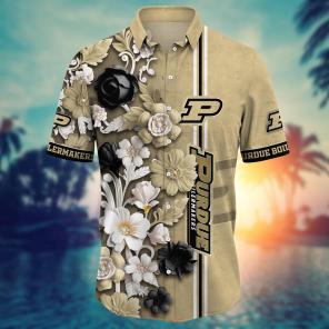 Purdue Boilermakers NCAA Flower Hawaii Shirt For Fans Ver 37