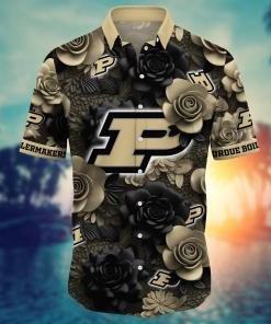 Purdue Boilermakers NCAA Flower Hawaii Shirt For Fans Ver 4