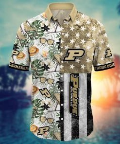 Purdue Boilermakers NCAA Flower Hawaii Shirt For Fans Ver 7