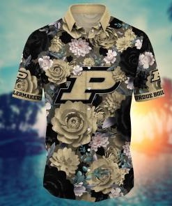Purdue Boilermakers NCAA Flower Hawaii Shirt For Fans Ver 8