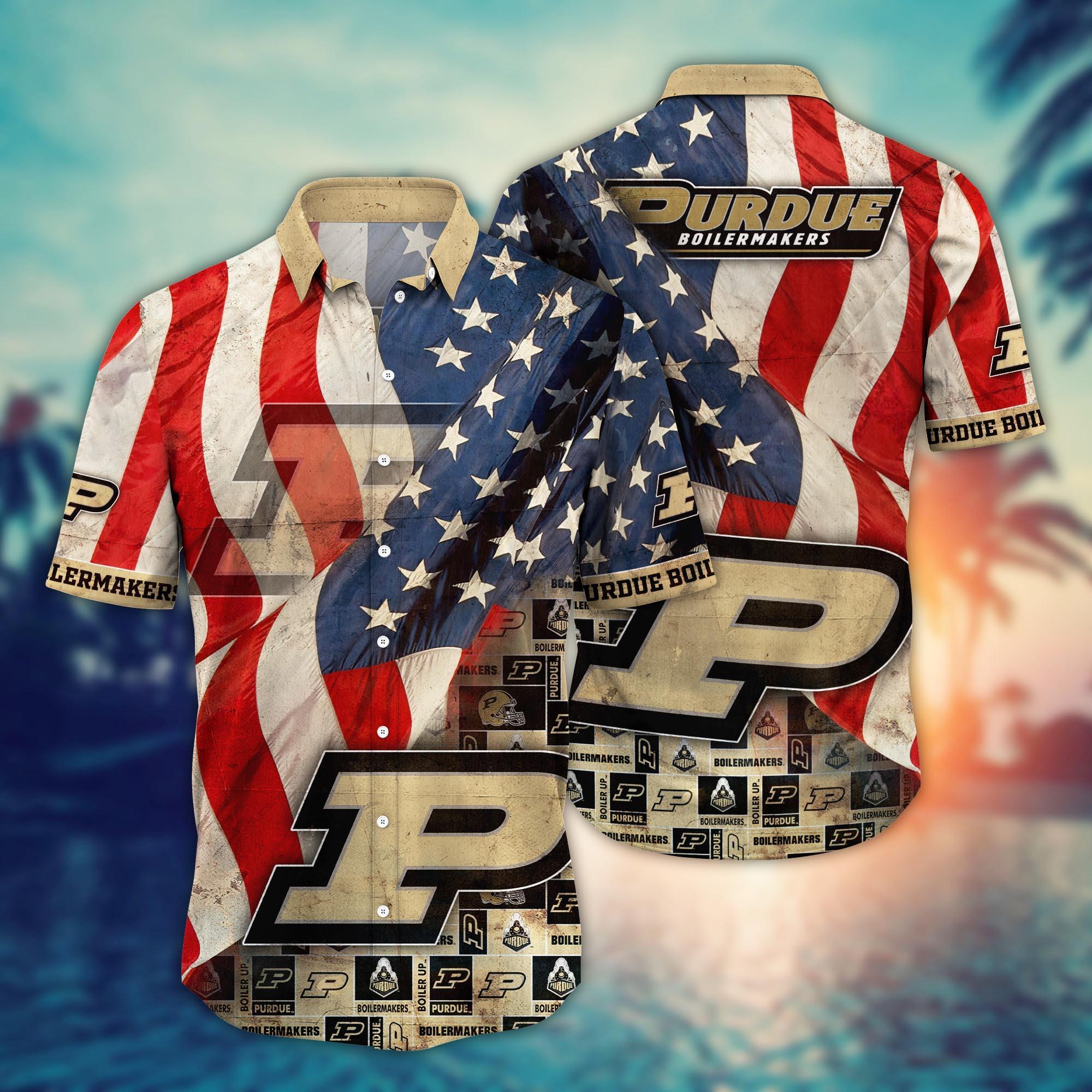 Purdue Boilermakers NCAA Flower Hawaii Shirt For Fans Ver 9