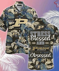 Purdue Boilermakers Summer Hawaiian Shirt - Perfect Outfit for Boilermakers Fans