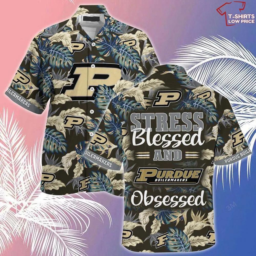 Purdue Boilermakers Summer Hawaiian Shirt - Perfect Outfit for Boilermakers Fans