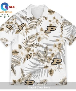Purdue Boilermakers Trending Sports American Hawaiian Tropical Patterns Hawaii Shirt
