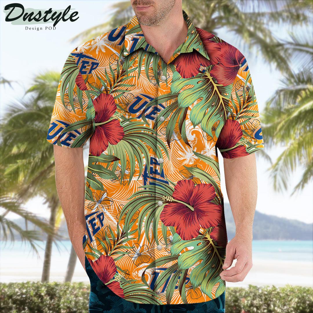 Relax and Enjoy with Utep Miners Hibiscus Tropical Hawaii Shirt
